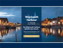 Tablet Screenshot of harbour.weymouth.gov.uk